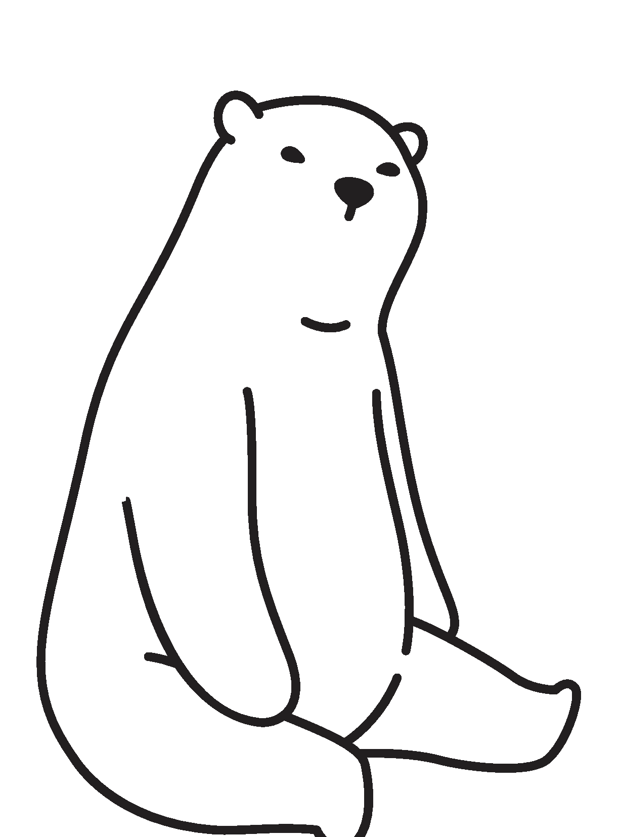 oso atento de